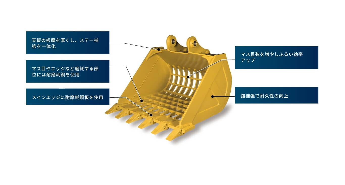 スケルトンバケット｜PRODUCTS/製品一覧｜株式会社丸順